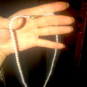 Genuine a Pearl Necklace